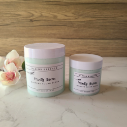 Minty Green Whipped Sugar Shea Scrub